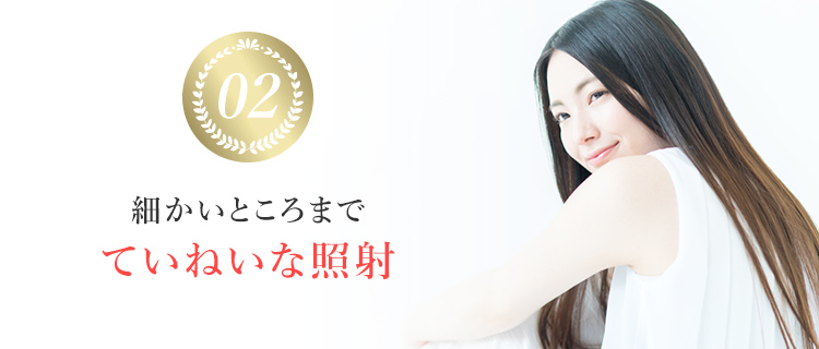 スピード脱毛の実現 最短5か月で完了