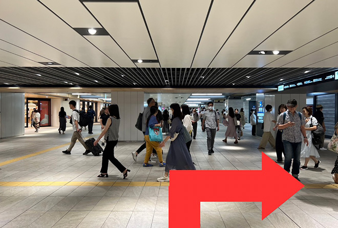 大美会クリニック 梅田院までのルート step03